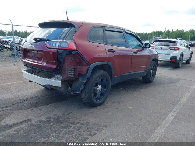 Продажа на аукционе авто 2019 Jeep Cherokee Sport, vin: 1C4PJMAB8KD190709, номер лота: 12683676