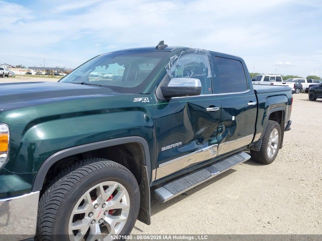 12671650 :رقم المزاد ، 3GTU2VEC6FG315515 vin ، 2015 Gmc Sierra 1500 Slt مزاد بيع