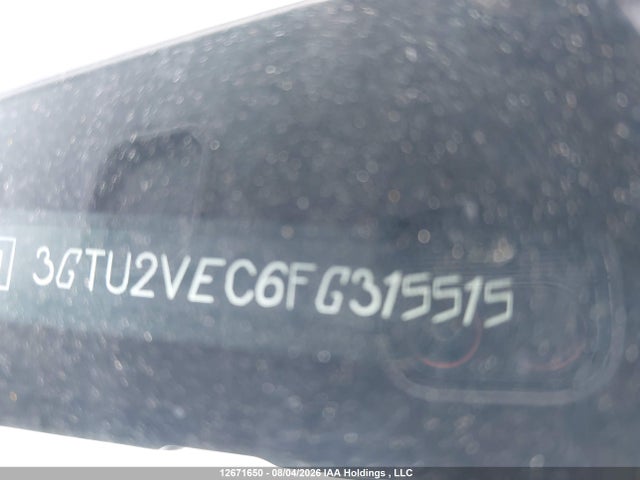 12671650 :رقم المزاد ، 3GTU2VEC6FG315515 vin ، 2015 Gmc Sierra 1500 Slt مزاد بيع