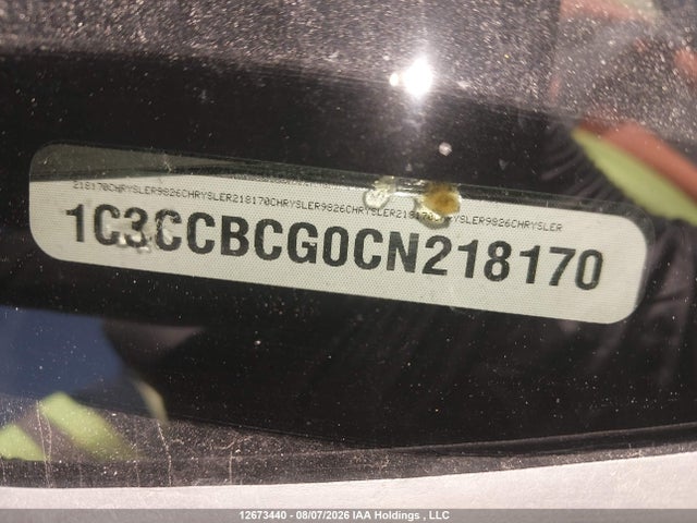Aukcja sprzedaży 2012 Chrysler 200 Limited, vin: 1C3CCBCG0CN218170, numer aukcji: 12673440