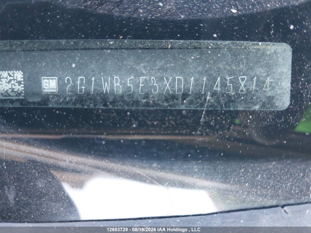 Продаж на аукціоні авто 2013 Chevrolet Impala Lt, vin: 2G1WB5E3XD1145814, номер лоту: 12683729