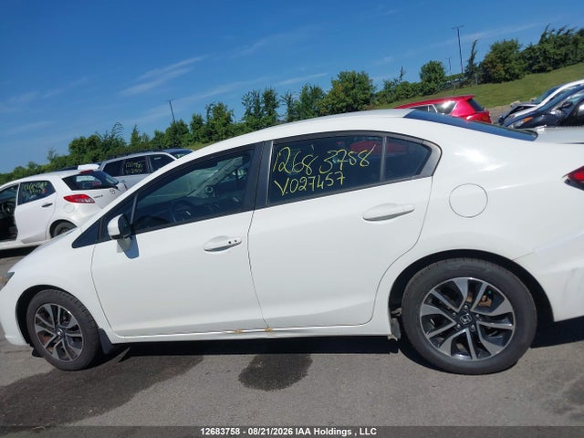 2014 Honda Civic Ex მანქანა იყიდება აუქციონზე, vin: 2HGFB2F53EH027457, აუქციონის ნომერი: 12683758