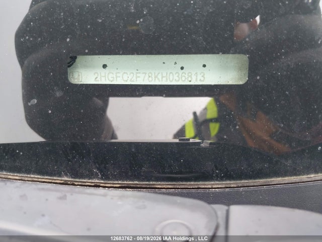 Aukcja sprzedaży 2019 Honda Civic Ex, vin: 2HGFC2F78KH036813, numer aukcji: 12683762