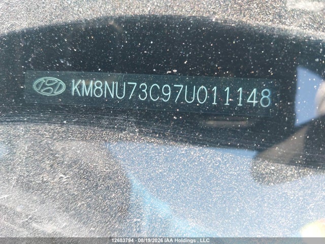 Aukcja sprzedaży 2007 Hyundai Veracruz Gls/se/limited, vin: KM8NU73C97U011148, numer aukcji: 12683794