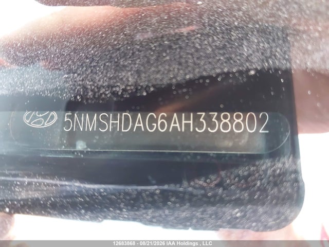 Продажа на аукционе авто 2010 Hyundai Santa Fe, vin: 5NMSHDAG6AH338802, номер лота: 12683868