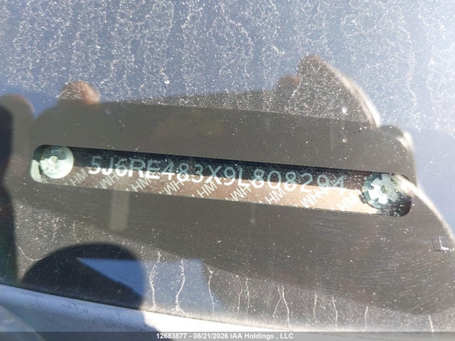 12683877 :رقم المزاد ، 5J6RE483X9L808294 vin ، 2009 Honda Cr-v مزاد بيع