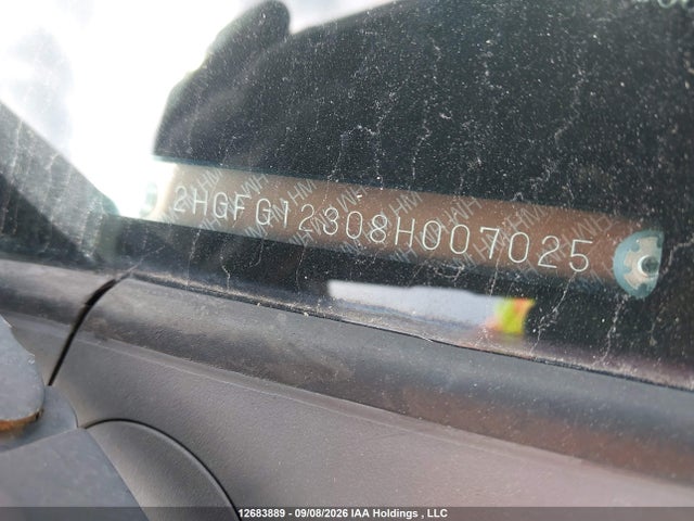 Продаж на аукціоні авто 2008 Honda Civic Dx-g, vin: 2HGFG12308H007025, номер лоту: 12683889