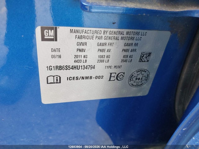 Chevrolet Volt Premier 2017 1G1RB6S54HU134794 Image 17