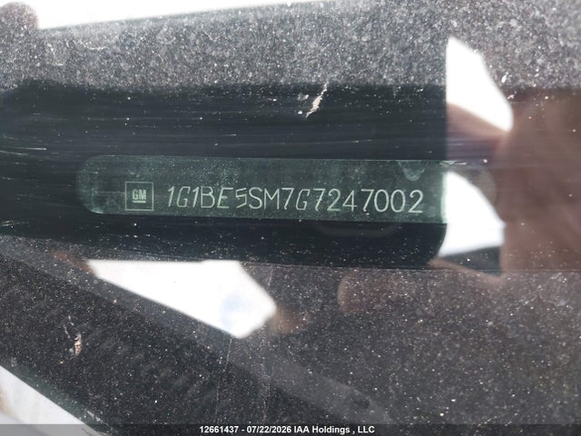 2016 Chevrolet Cruze Lt Auto მანქანა იყიდება აუქციონზე, vin: 1G1BE5SM7G7247002, აუქციონის ნომერი: 12661437