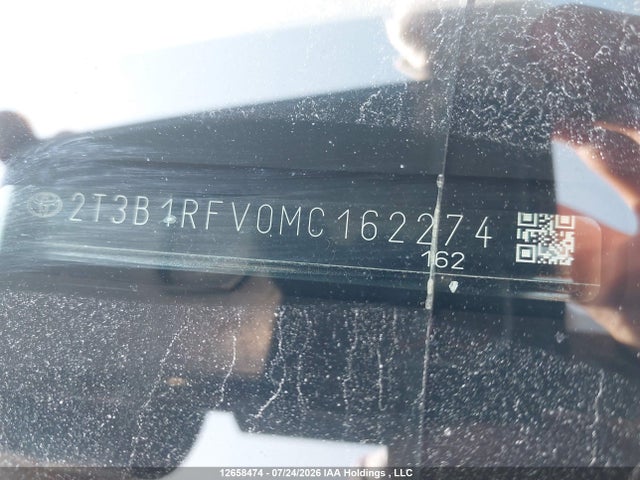 Продажа на аукционе авто 2021 Toyota Rav4 Le, vin: 2T3B1RFV0MC162274, номер лота: 12658474
