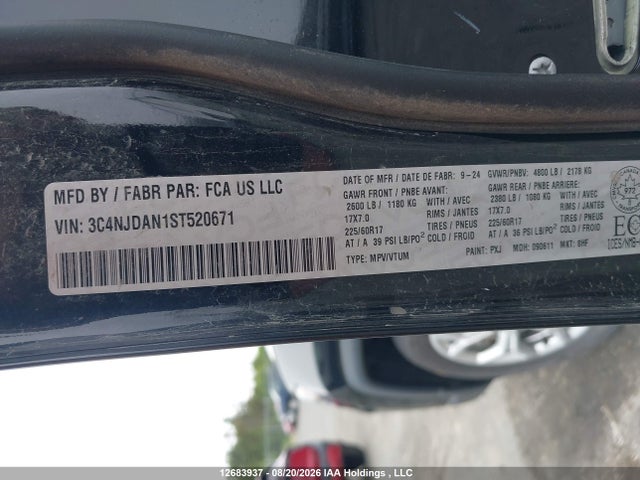 Jeep Compass Sport 2025 3C4NJDAN1ST520671 Image 9