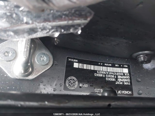Honda Civic 2018 SHHFK7H47JU309373 Image 9