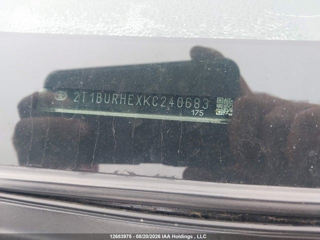 2T1BURHEXKC240683 Toyota Corolla L/le/xle/se/xse