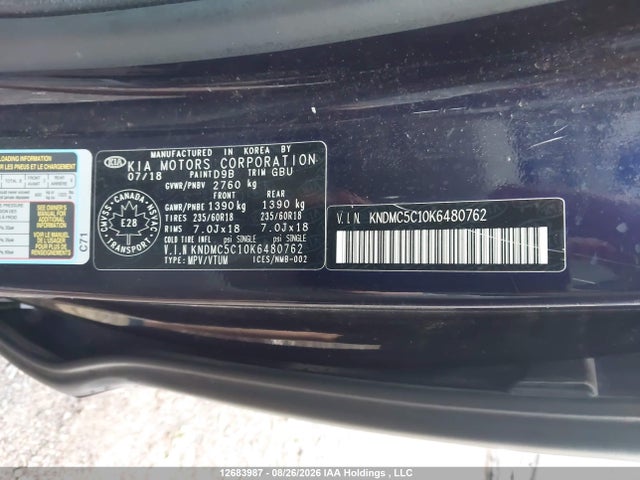 KIA Sedona Sx/sx+ 2019 KNDMC5C10K6480762 Image 9