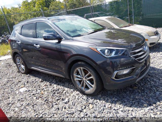 12683997 :رقم المزاد ، 5XYZUDLA8JG533443 vin ، 2018 Hyundai Santa Fe Sport مزاد بيع