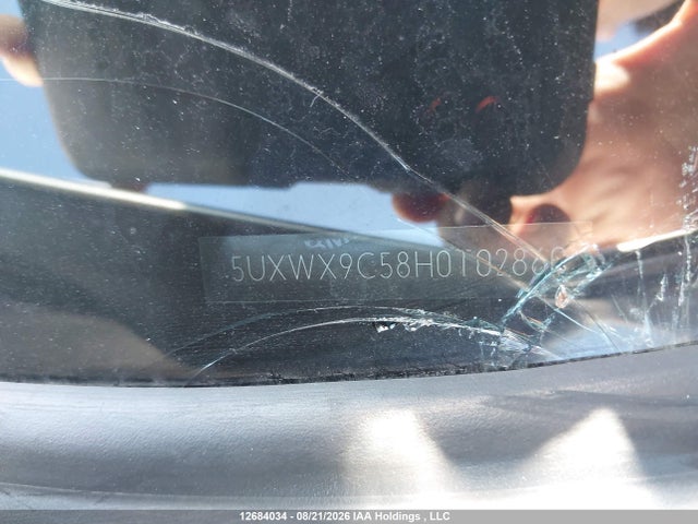 5UXWX9C58H0T02860 BMW X3