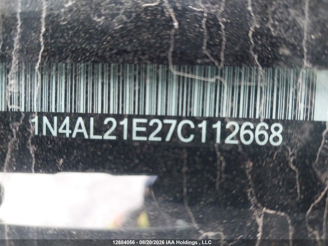 2007 Nissan Altima 2.5/2.5s მანქანა იყიდება აუქციონზე, vin: 1N4AL21E27C112668, აუქციონის ნომერი: 12684056