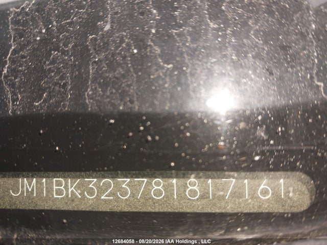 12684058 :رقم المزاد ، JM1BK323781817161 vin ، 2008 Mazda Mazda3 Gt مزاد بيع