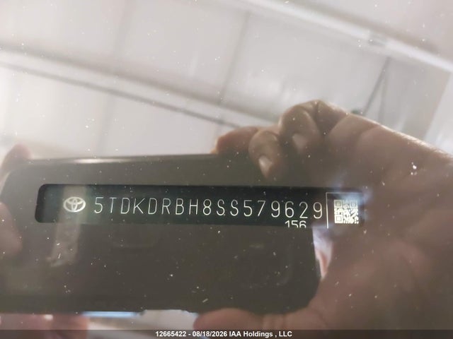 12665422 :رقم المزاد ، 5TDKDRBH8SS579629 vin ، 2025 Toyota Highlander Xle مزاد بيع