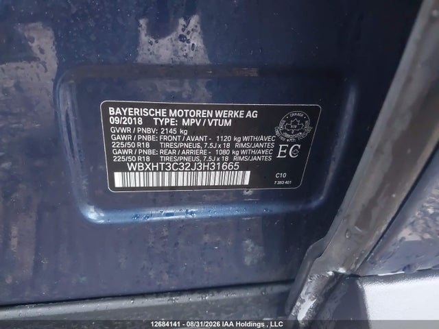 Продажа на аукционе авто 2018 Bmw X1 Xdrive28i, vin: WBXHT3C32J3H31665, номер лота: 12684141