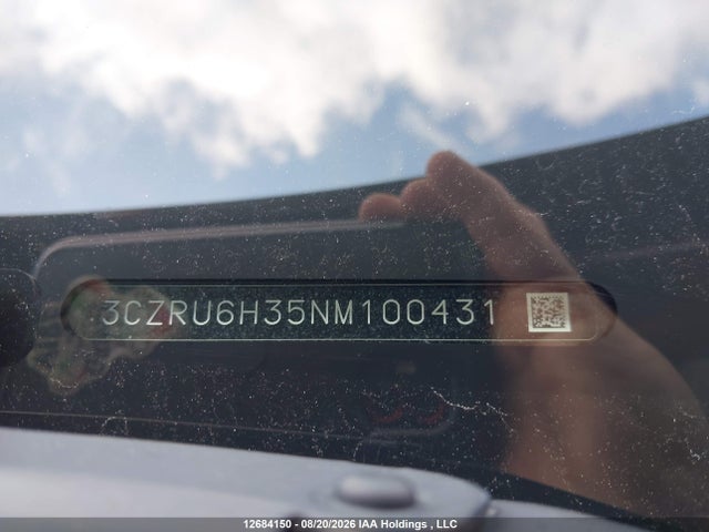 3CZRU6H35NM100431 Honda HR-V LX
