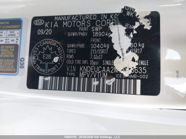 KIA SELTOS EX 2021 KNDEUCAA2M7148635 Image 9