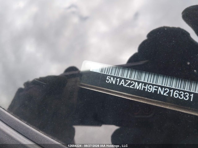 5N1AZ2MH9FN216331 Nissan Murano Platinum/sl/sv