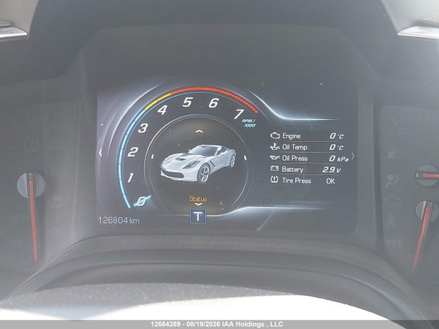 Aukcja sprzedaży 2014 Chevrolet Corvette Stingray, vin: 1G1YC2D79E5106494, numer aukcji: 12684289