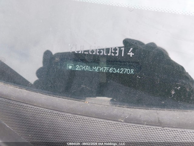 Aukcja sprzedaży 2015 Gmc Terrain Sle, vin: 2GKALMEK7F6342708, numer aukcji: 12684329