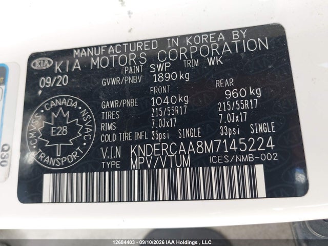 KIA SELTOS EX 2021 KNDERCAA8M7145224 Image 9