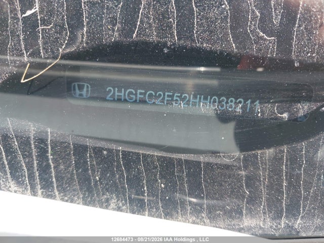 Продажа на аукционе авто 2017 Honda Civic Lx, vin: 2HGFC2F52HH038211, номер лота: 12684473