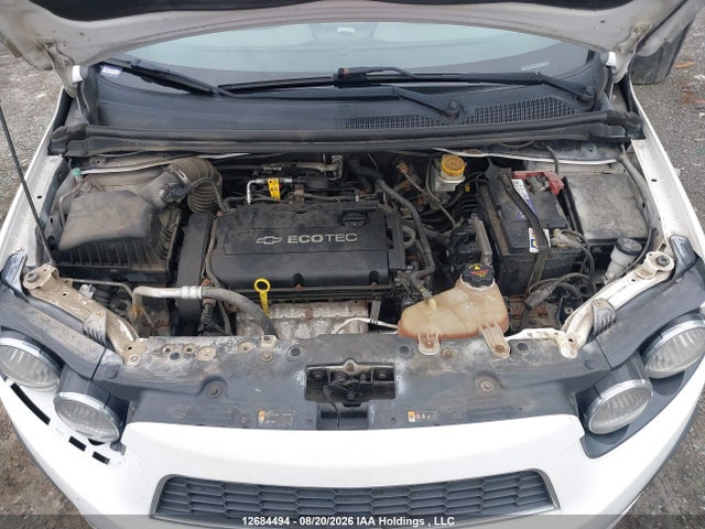 2012 Chevrolet Sonic Lt მანქანა იყიდება აუქციონზე, vin: 1G1JC6EH6C4118721, აუქციონის ნომერი: 12684494