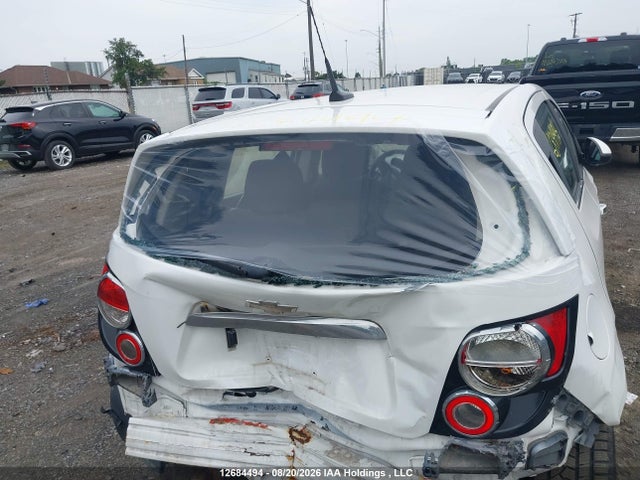 2012 Chevrolet Sonic Lt მანქანა იყიდება აუქციონზე, vin: 1G1JC6EH6C4118721, აუქციონის ნომერი: 12684494