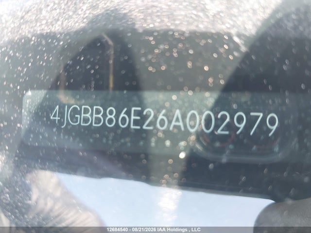 12684540 :رقم المزاد ، 4JGBB86E26A002979 vin ، 2006 Mercedes-benz Ml 350 مزاد بيع
