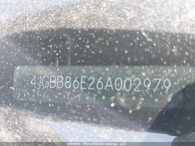 12684540 :رقم المزاد ، 4JGBB86E26A002979 vin ، 2006 Mercedes-benz Ml 350 مزاد بيع