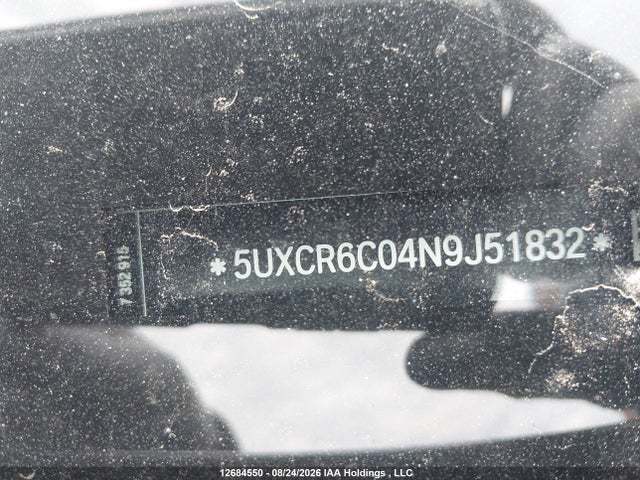 5UXCR6C04N9J51832 BMW X5 Xdrive40i