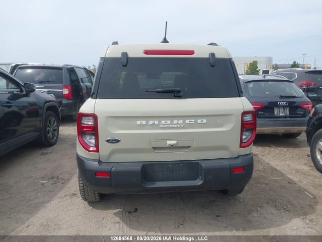 12684568 :رقم المزاد ، 3FMCR9BN7SRE16349 vin ، 2025 Ford Bronco Sport Big Bend مزاد بيع