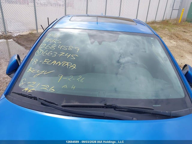 Aukcja sprzedaży 2018 Hyundai Elantra Sel/value/limited, vin: KMHD84LFXJU663745, numer aukcji: 12684589