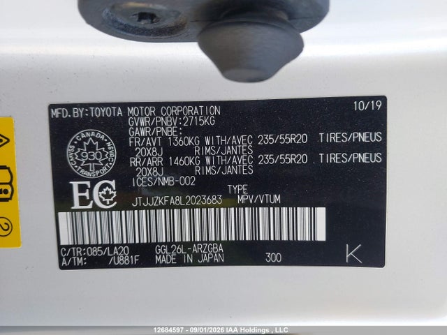 Lexus Rx 350l 2020 JTJJZKFA8L2023683 Image 19