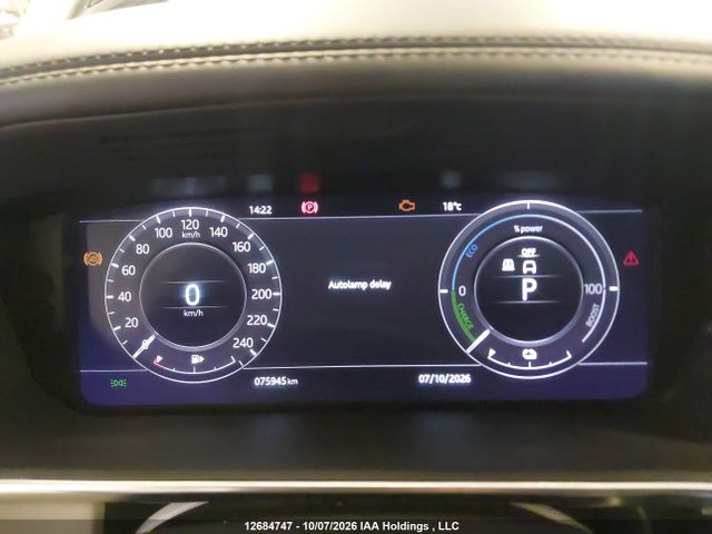 12684747 :رقم المزاد ، SALWV2RY0LA731227 vin ، 2020 Land Rover Range Rover Sport Autobiography مزاد بيع