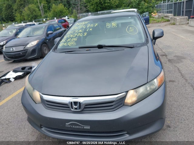 Продаж на аукціоні авто 2012 Honda Civic Lx, vin: 2HGFB2F48CH062743, номер лоту: 12684757