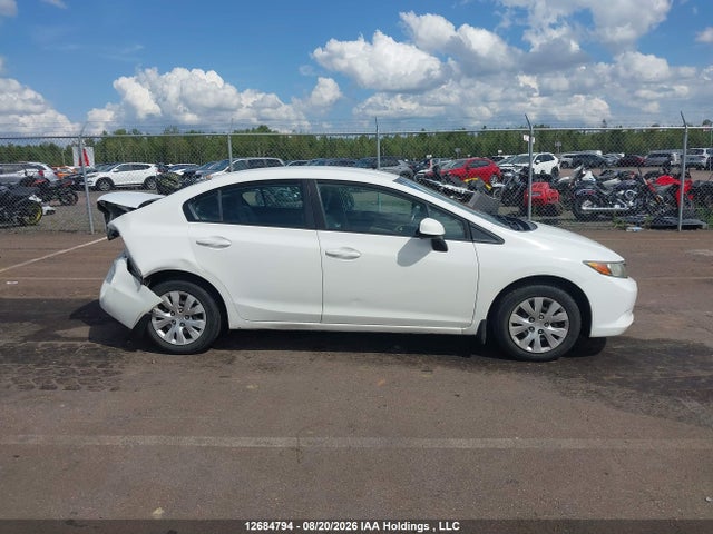 2012 Honda Civic Lx მანქანა იყიდება აუქციონზე, vin: 2HGFB2F4XCH056751, აუქციონის ნომერი: 12684794