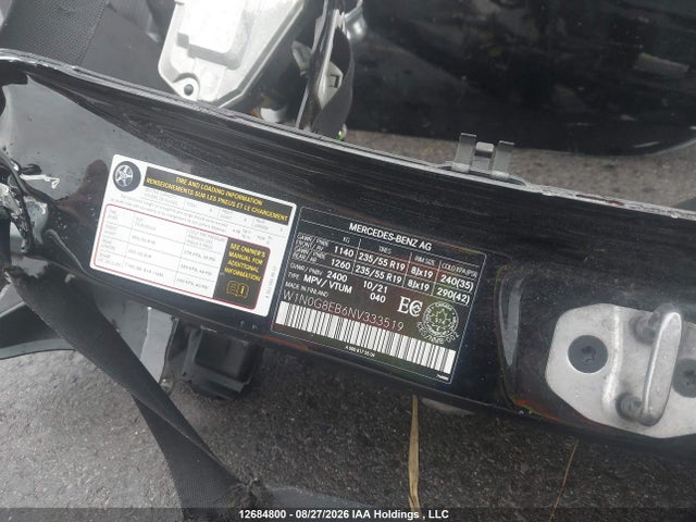 W1N0G8EB6NV333519 Mercedes-Benz Glc 300 4matic