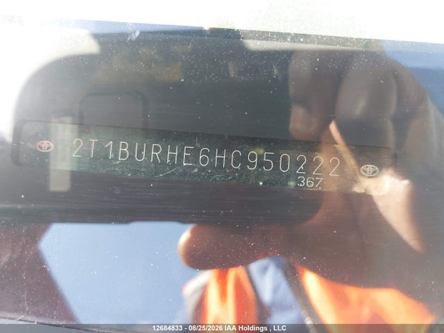 2T1BURHE6HC950222 Toyota COROLLA LE