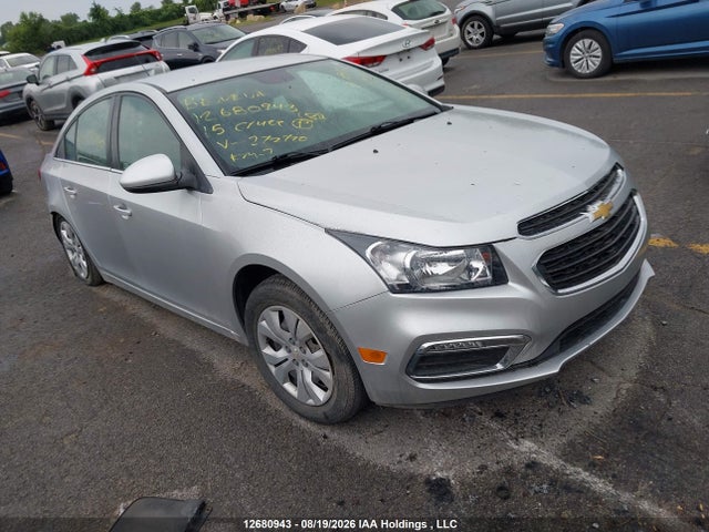 2015 Chevrolet Cruze 1lt მანქანა იყიდება აუქციონზე, vin: 1G1PC5SB7F7272720, აუქციონის ნომერი: 12680943