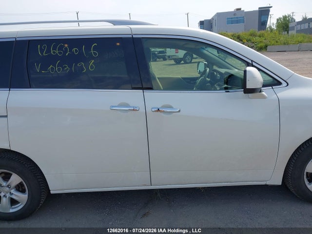 Aukcja sprzedaży 2013 Nissan Quest 3.5 S, vin: JN8AE2KP6D9063198, numer aukcji: 12662016