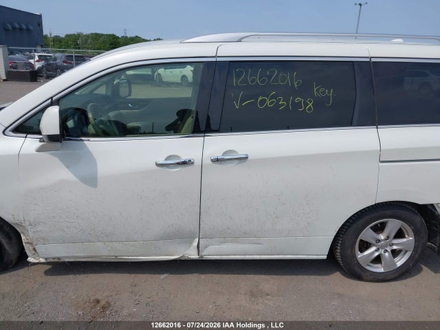 Aukcja sprzedaży 2013 Nissan Quest 3.5 S, vin: JN8AE2KP6D9063198, numer aukcji: 12662016