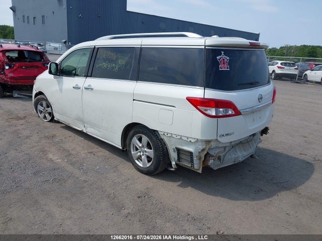 Aukcja sprzedaży 2013 Nissan Quest 3.5 S, vin: JN8AE2KP6D9063198, numer aukcji: 12662016