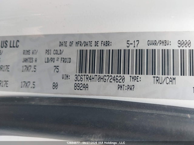 3C6TR4HT0HG724620 RAM 2500 St