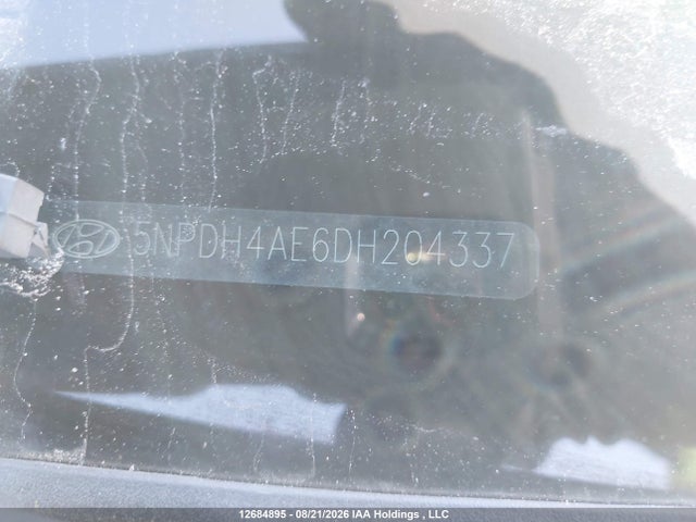 2013 Hyundai Elantra Gls მანქანა იყიდება აუქციონზე, vin: 5NPDH4AE6DH204337, აუქციონის ნომერი: 12684895
